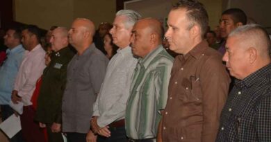 Díaz-Canel attends People’s Power Assembly in Santa Clara, Cuba
