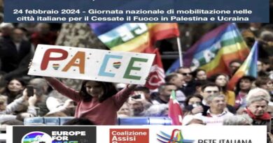 Demonstrations in Italy for peace in Ukraine and the Middle East (+Photos)