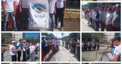 Abanderado equipo de béisbol santacruceño que participarán en serie provincial