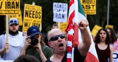 Protesters rally throughout the United States against Washington’s direct involvement in Israel’s attacks on Iran