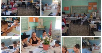 Efectúan Concurso de conocimientos en institución educativa de localidad santacruceña