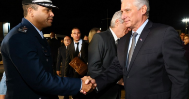 Díaz-Canel arrives in Brazil to attend BRICS Summit