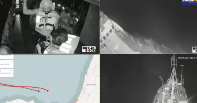 Israeli forces intercept Handala aid boat of Freedom Flotilla Coalition in international waters and detain crew