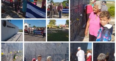 Rinden homenaje a combatientes santacruceños caídos en combate en agosto de 1958