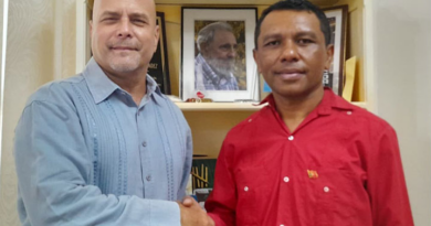 Ambassador of Timor-Leste visits headquarters of the Committees for the Defense of the Revolution