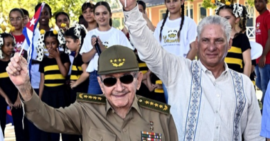 Raúl and Díaz-Canel visit Birán for Fidel’s 99th birthday