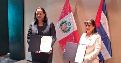 Cuba and Peru sign agreement on collaboration in tourism