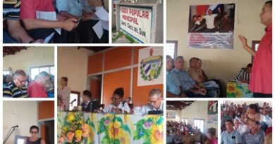 Efectúan Sesión ordinaria de la Asamblea del Poder Popular en territorio Santacruceño