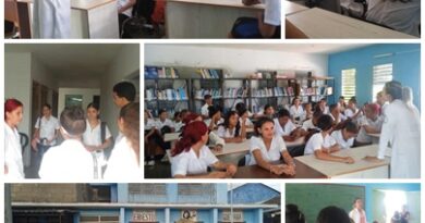 Incorporados nuevos estudiantes santacruceños a la especialidad de Enfermería