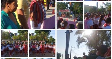 Efectúan acto municipal de inicio curso deportivo en plantel destacado santacruceño