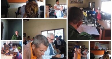 Consejo de Defensa de territorio santacruceño rinde homenaje a Camilo Cienfuegos