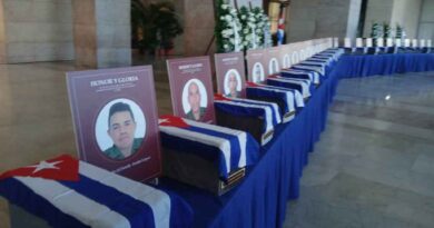 National tribute to Cuban combatants killed in US attack (+ Photos)