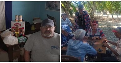 Trabajador de Mipyme santacruceña realiza donación a Casa de Abuelos