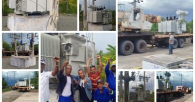 Colocan transformador para restablecer servicio a circuito tres de cabecera municipal santacruceña
