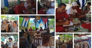 Realizan encuentro Mi barrio por la Patria en circunscripción de Santa Cruz del Sur