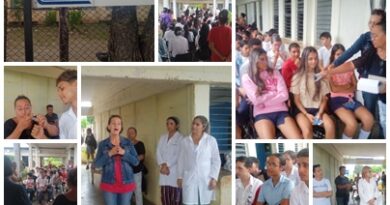 Profesionales de la salud realizan encuentro con estudiantes del preuniversitario santacruceño Henry Reeve