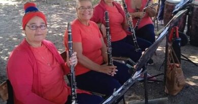 Clarinetista santacruceña: el prestigio de la Banda se debe a la profesionalidad de sus integrantes (+ Fotos)