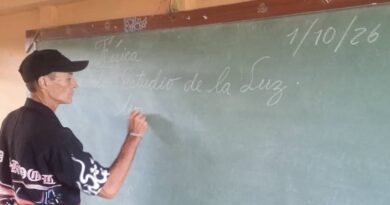 Maestro sin dejar de ser campesino: Esnildo desde Flor de Mayo en bicicleta (+ Fotos)
